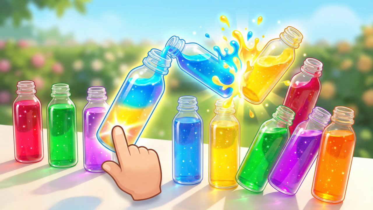 Bottle Color Match Challenge