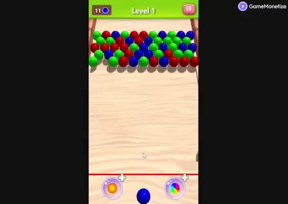 Bubble Invasion 3D gameplay screenshot