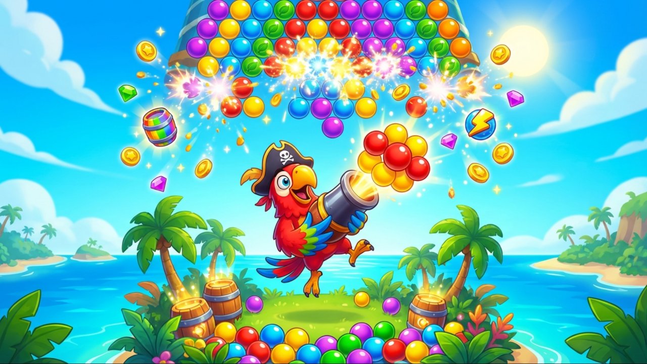 Bubble Shooter Island Quest