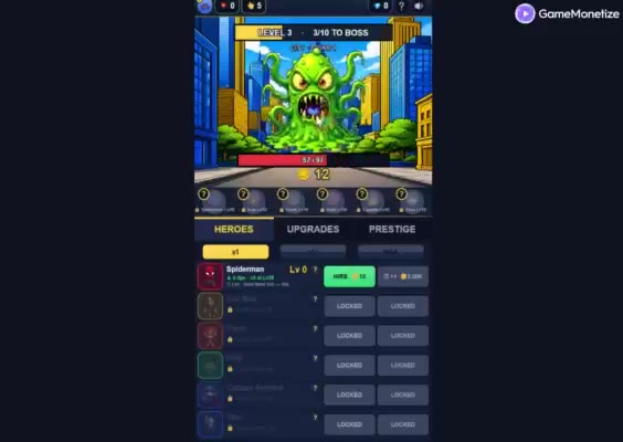 Heroes Unite Idle Clicker