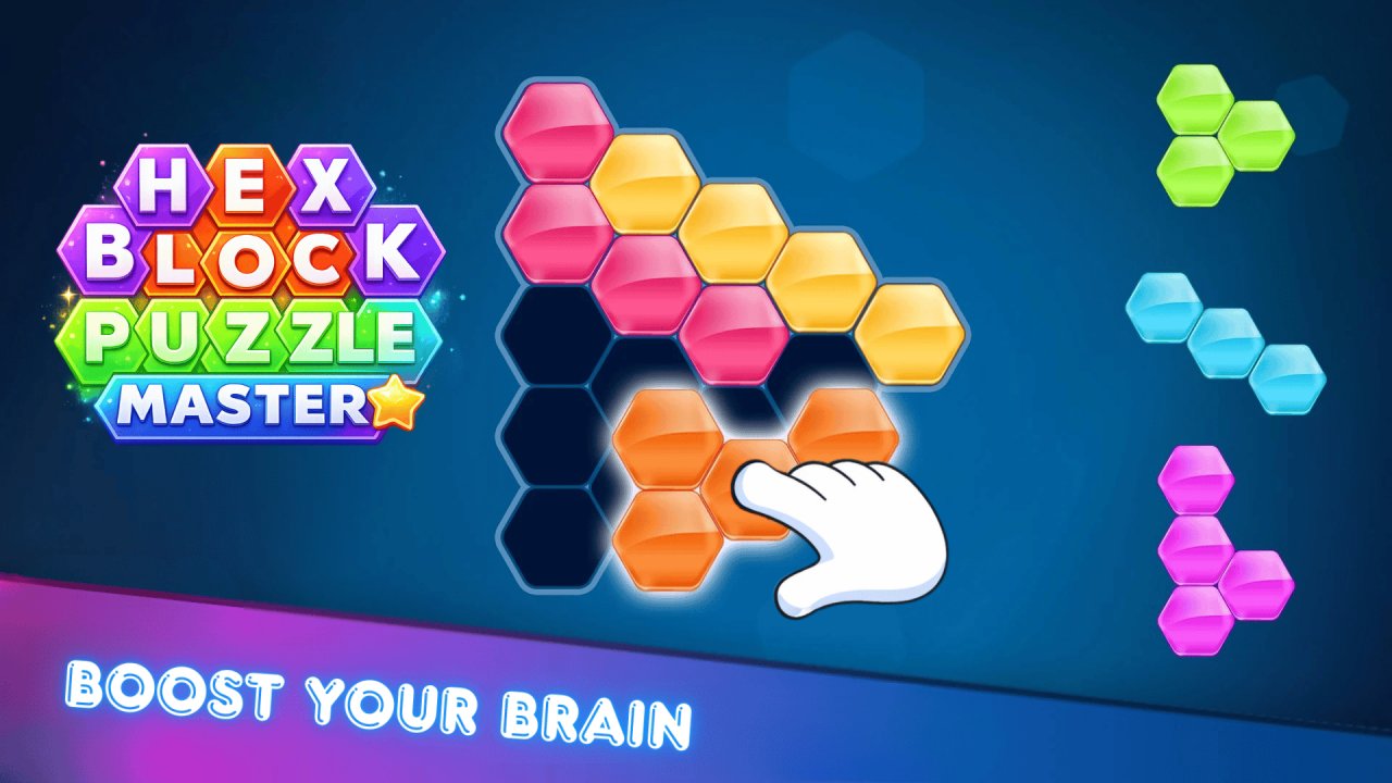 Hex Block Puzzle Master gameplay screenshot