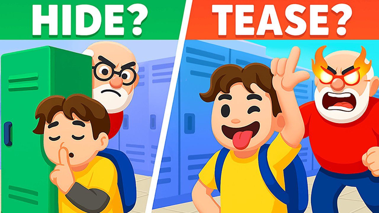 Hide from School gameplay screenshot