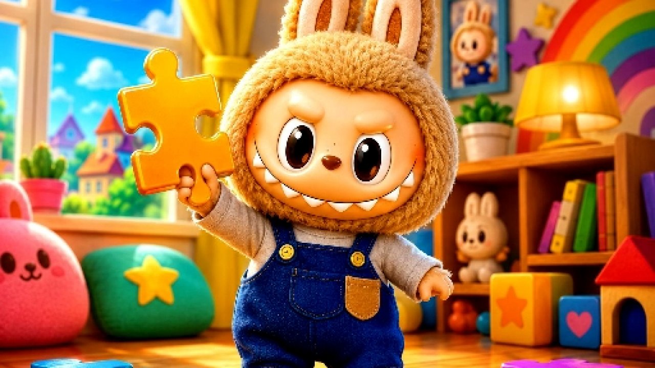 Labubu Jigsaw Puzzle Time gameplay screenshot