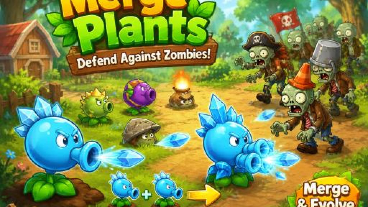 Merge Plants &ndash; Defense Zombies