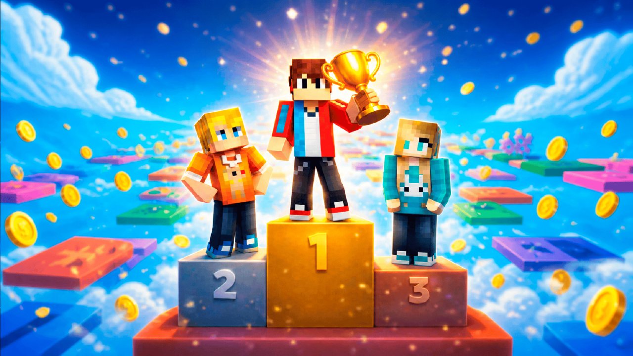 Mine Obby 3D: Minigame World