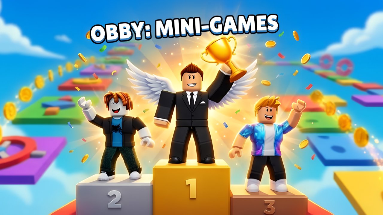 Obby: Mini-Games gameplay screenshot