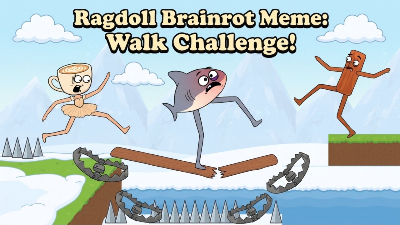 Ragdoll Brainrot Meme: Walk Challenge!