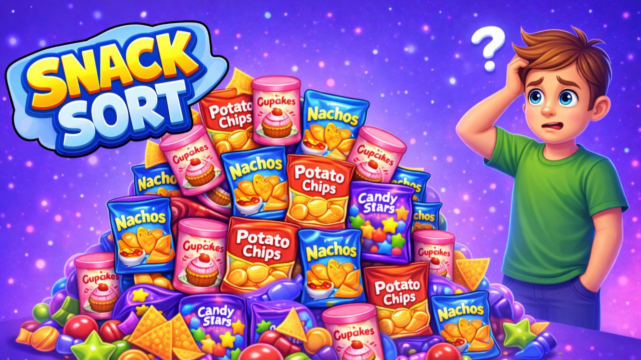 Snack Sort gameplay screenshot