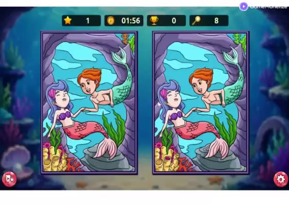 Spot The Difference Mystic Mermaids