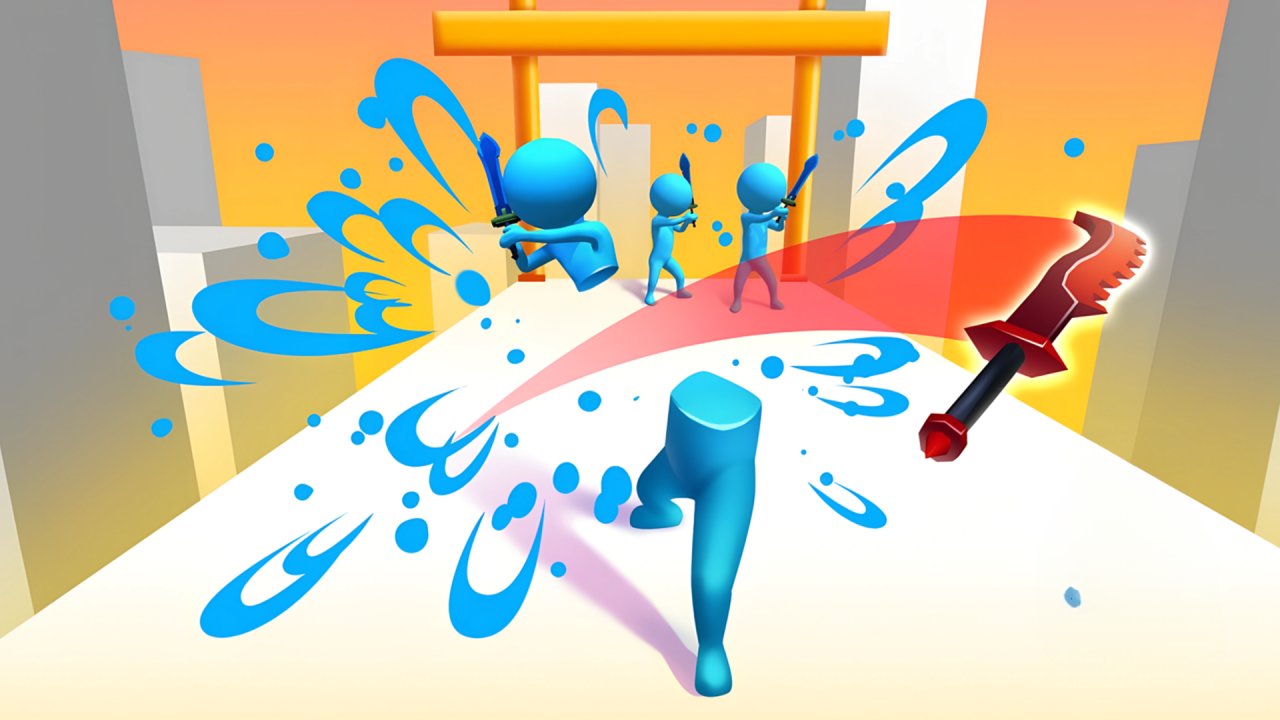 Sword Play! Ninja Slice Runner gameplay screenshot