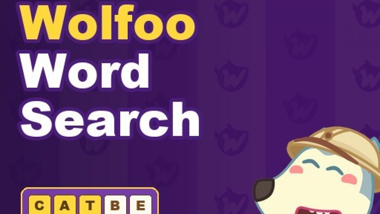 Wolfoo Word Search